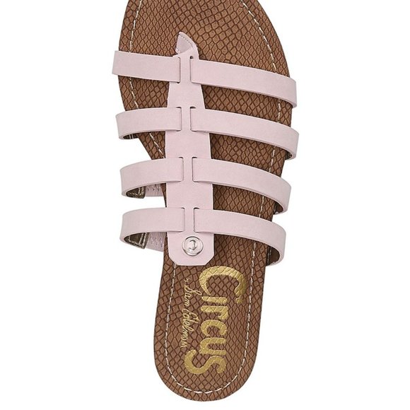 NEW Circus By Sam Edelman Colby Slide Sandal ROSE PINK SLIP ON NIB FLATS - Picture 6 of 6